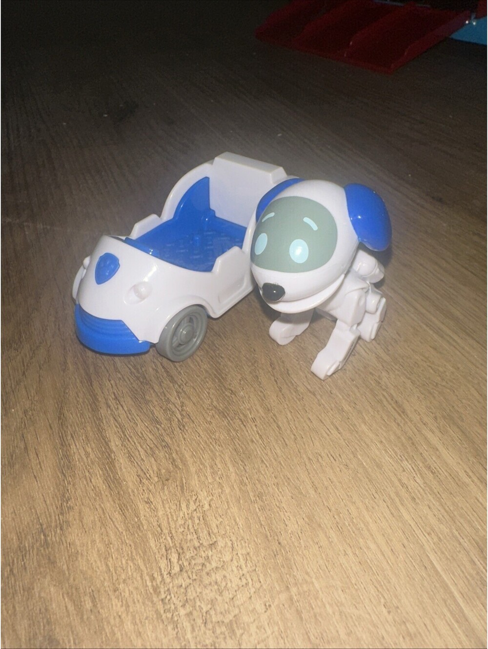 RARE Paw Patrol Mission Paw Robodog Car Vehicle & Sitting Figure Robo Dog